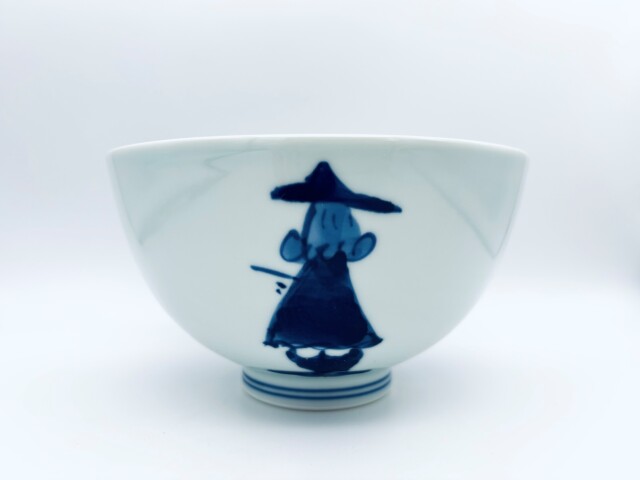 中国清時代 新渡青花人物画平鉢 口径約21㎝ 東Y8-0106☆2Fトコオオ