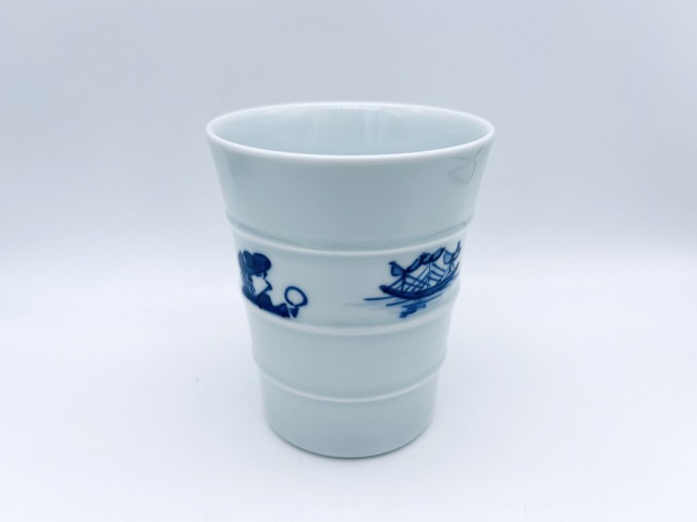 さすらい異人段付フリーカップしん窯青花 限定商品