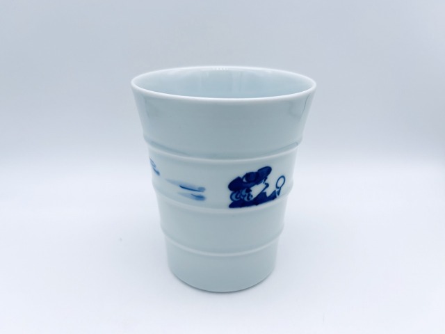 さすらい異人段付フリーカップしん窯青花 限定商品