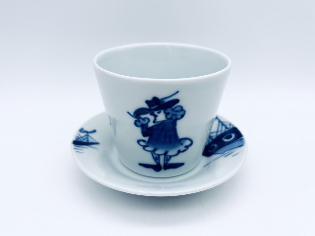 さすらい異人カップソーサーしん窯青花 限定商品