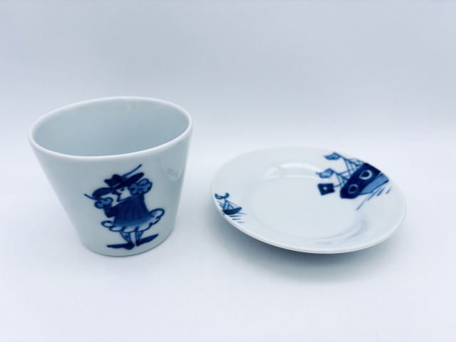さすらい異人カップソーサーしん窯青花 限定商品