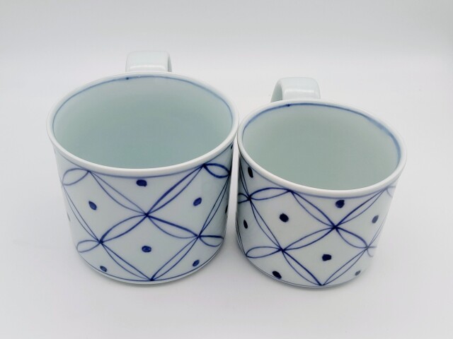 七宝地紋 倒れにくいマグカップ(小)