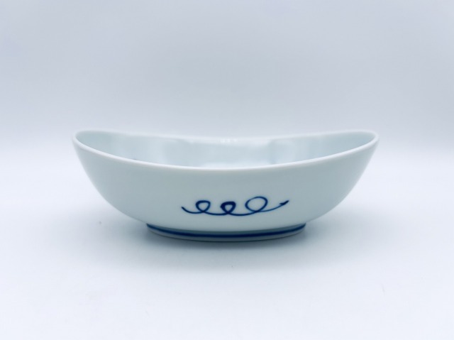 さすらい異人楕円小鉢しん窯青花　限定商品