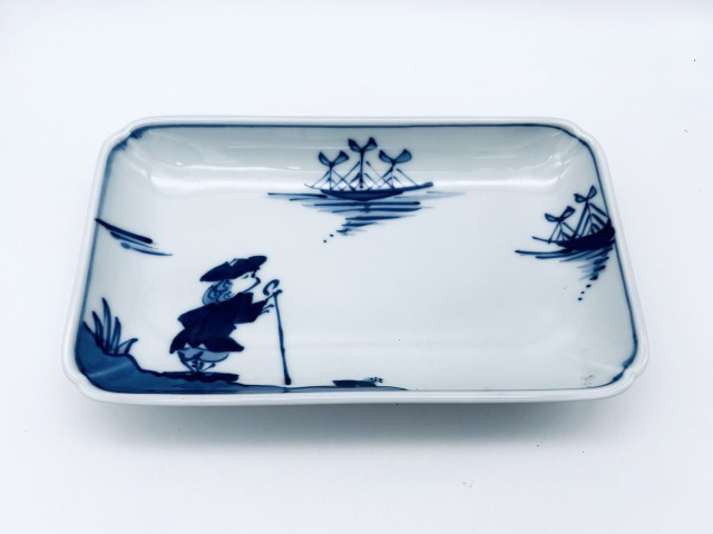 ステッキ異人木甲長角皿