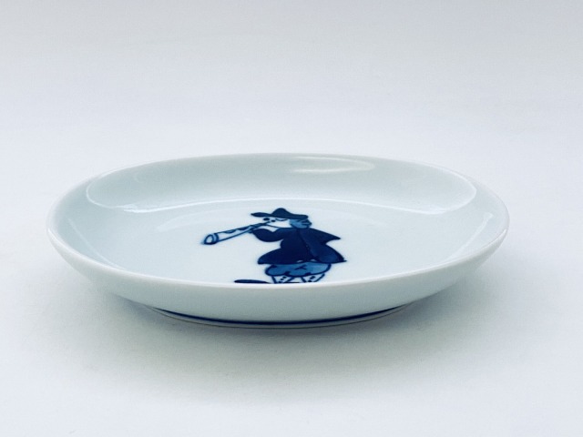 ハーモニー クラリネット 小判小皿 しん窯青花