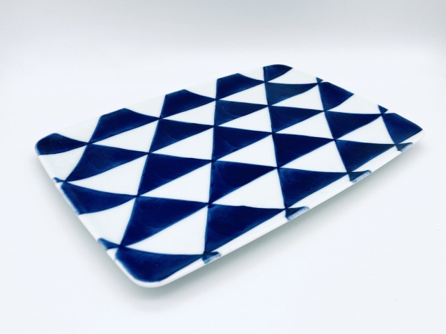 moモーニングプレート S UROKO しん窯 青花