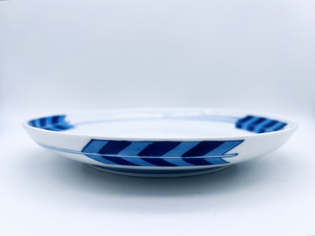 矢羽根皿21cm