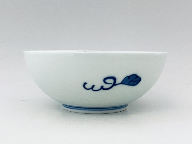 ぶどう絵4寸ボール しん窯青花