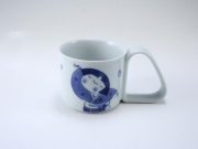 桜物語倒れにくいマグカップ（小） しん窯 青花