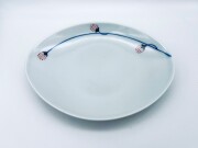 (赤)つるいちご舟型中皿