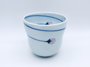 (赤)つるいちご瓢型湯呑