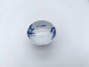 濃マント異人_高台盃　しん窯青花　限定商品