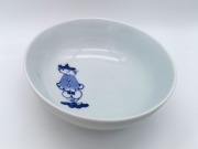 濃マント異人（線彫）４寸ボール　しん窯青花　限定商品