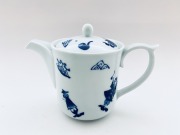 異人づくしこだわりのポット　しん窯青花