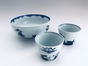 渕波四人異人玉渕6寸鉢