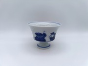 異人群　反高台小付　しん窯青花　限定商品