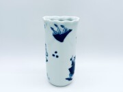 異人づくし輪花壁掛け花瓶(小)