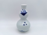 異人づくし　ひさご型徳利　しん窯青花　限定商品