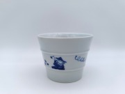 異人づくし　線段そば猪口　しん窯青花　限定商品