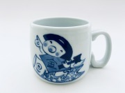 こいのぼりと金太郎子供用マグカップ しん窯青花