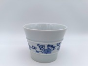 唐草異人　線段そば猪口　しん窯青花　限定商品