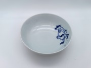 マント異人（線彫）４寸ボール　しん窯青花　限定商品