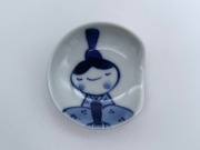 おだいりさま片切箸置 しん窯青花