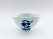 ロック3.5寸丸飯碗 しん窯青花 限定商品