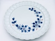 染錦鉄線花菊割皿 しん窯青花匠 限定商品