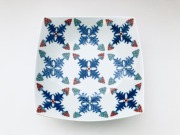 染錦苺文四角鉢 青花匠限定商品