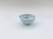 (赤)つるいちご3.2寸丸飯碗 しん窯青花匠