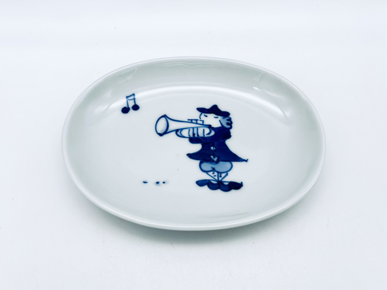 南蛮人音小判銘々皿トランペット