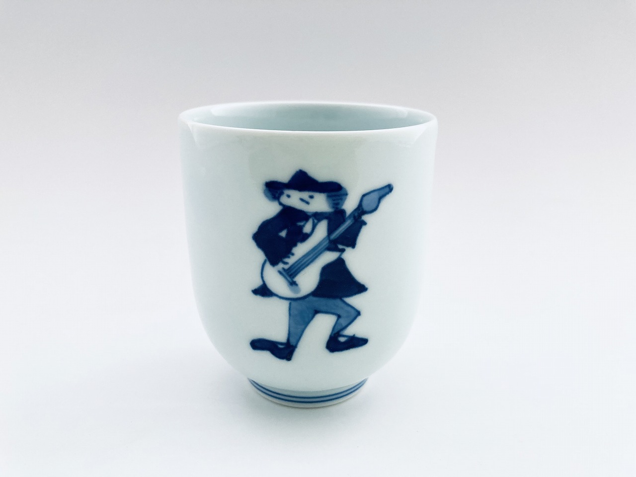 ロック湯呑（大） しん窯青花 限定商品