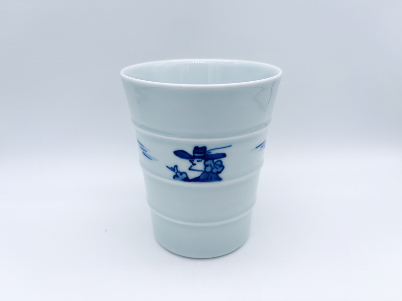 さすらい異人段付フリーカップしん窯青花 限定商品