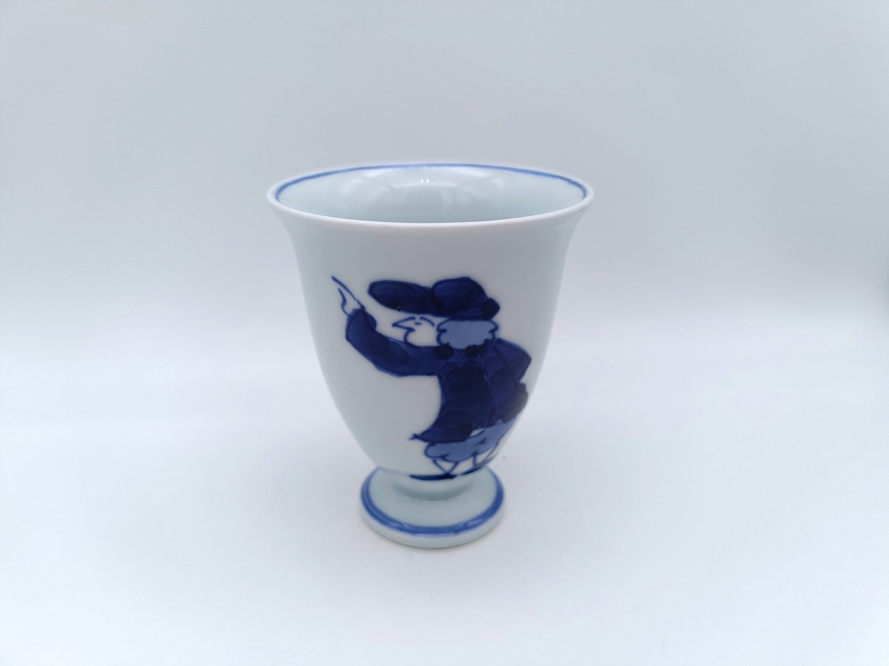 （初期）紅毛人　ワインカップ　しん窯青花　限定商品