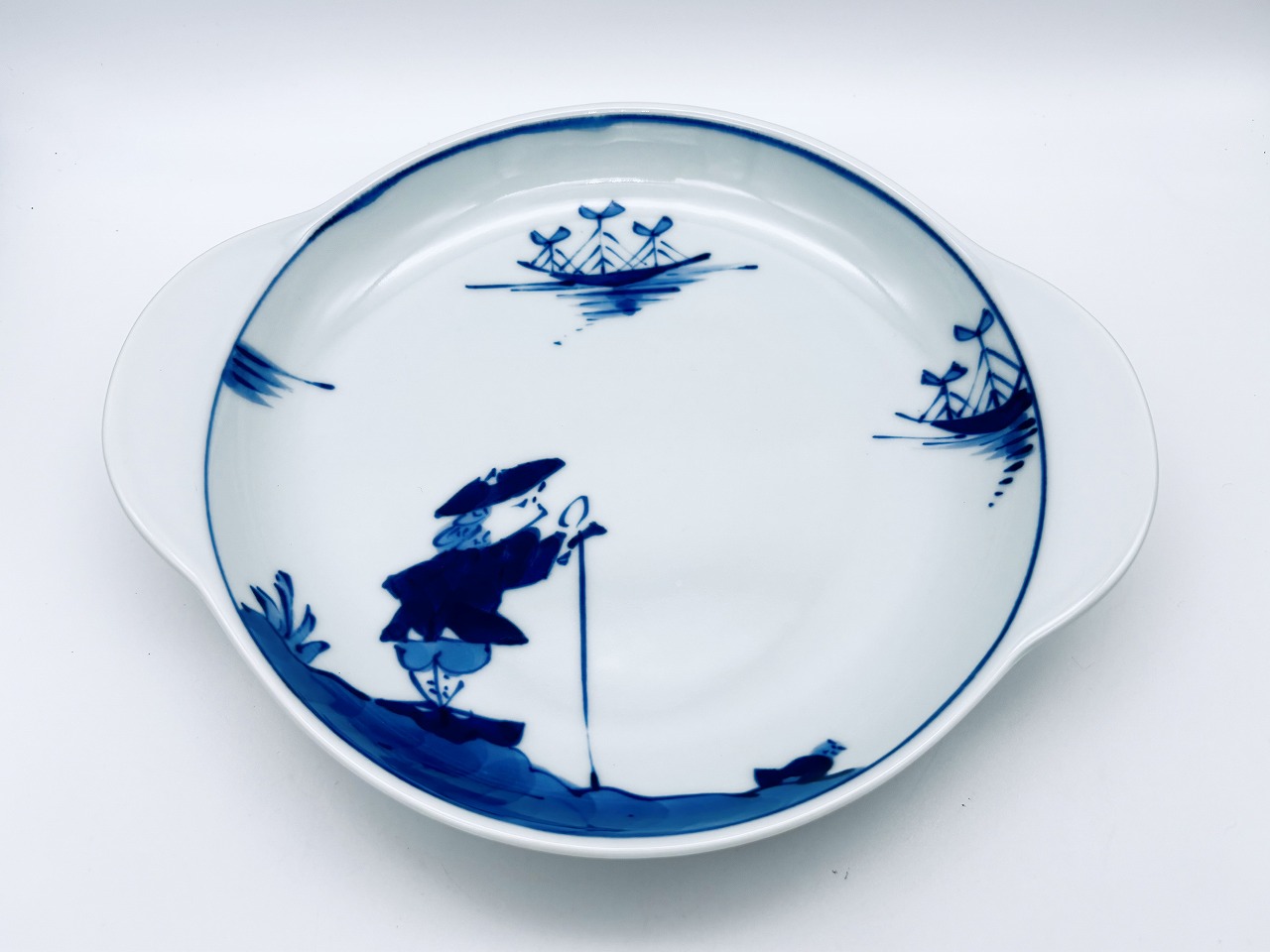 ステッキ異人耳付皿(小)