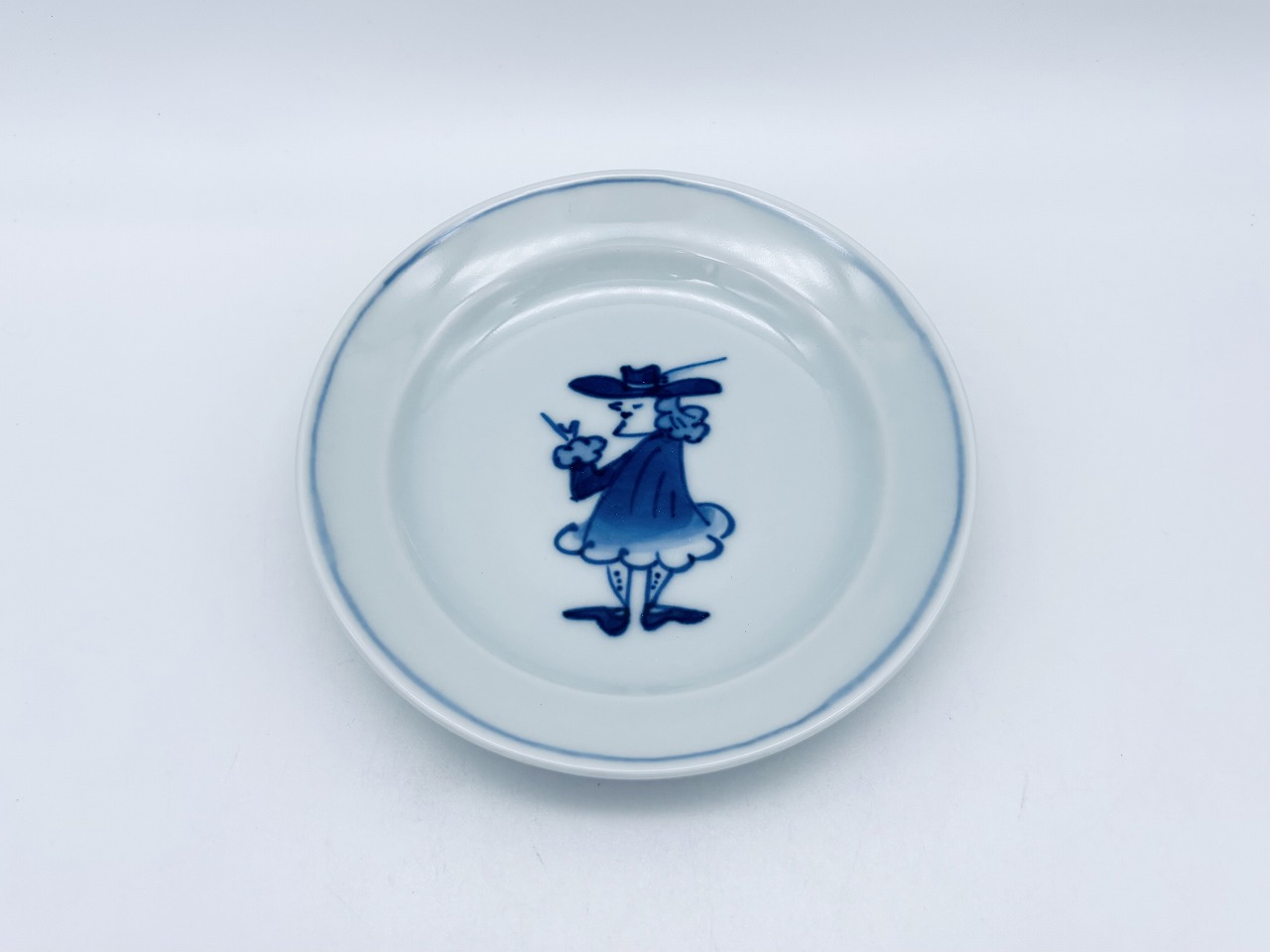 さすらい異人甲型小皿しん窯青花　限定商品