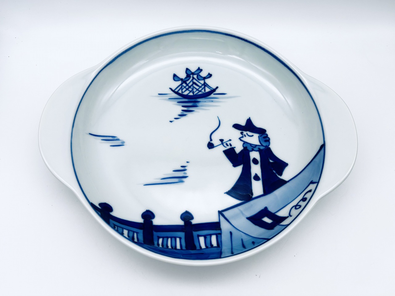 便り異人耳付皿(小)