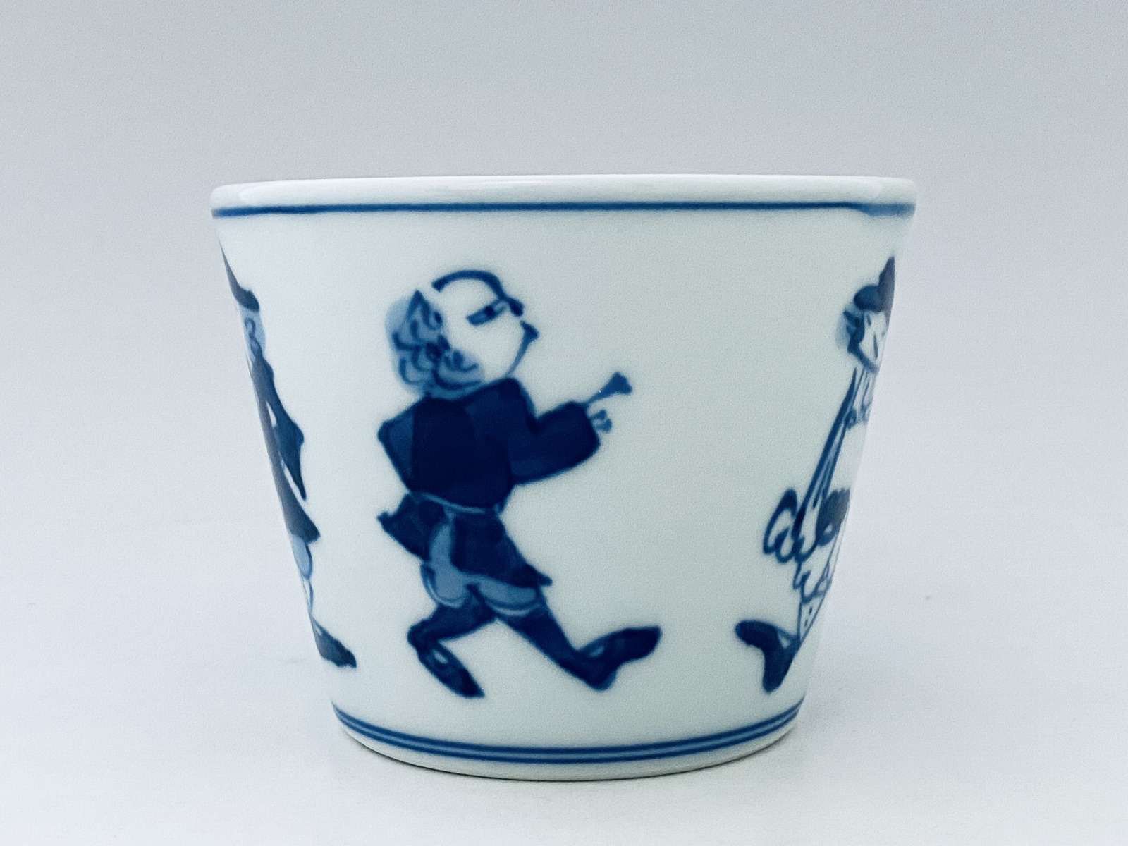 mo港異人そば猪口（大） しん窯 青花