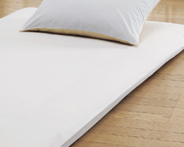 綿100％のおすすめ洗えるツイル織敷布団カバーシングルサイズ105&times;215ｃｍ丈夫な布団カバーのホワイト