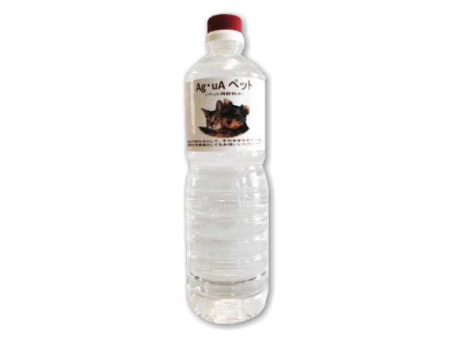 ペット用飲料水　「Ag・uA　ペット　（アグア　ペット）　1000ｍｌ　」　〜テネモス商品〜