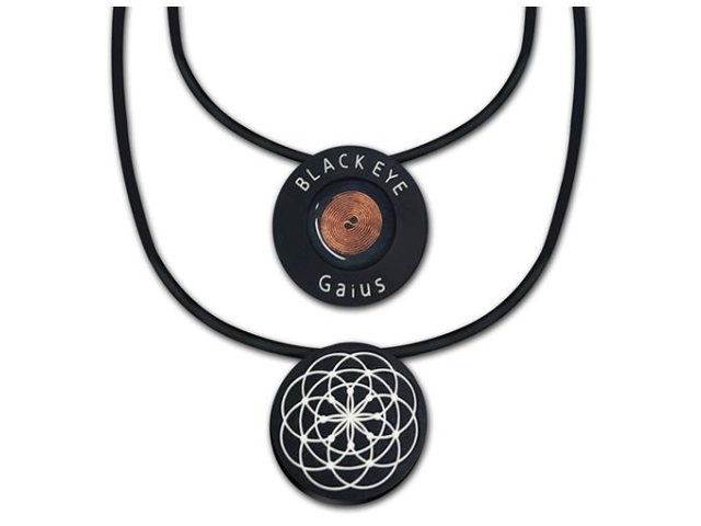 丸山式コイル　「ブラックアイ　ガイアスネックレス」　〜BLACK EYE Gaiusシリーズ〜