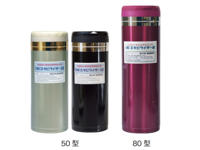 住宅・職場環境の電磁波対策　「CMCスタビライザー50・80　（CMC50ｇ・80ｇ入り）」　〜螺旋構造をした不思議な炭素繊維カーボンマイクロコイル〜　
