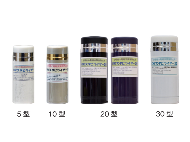住宅・職場環境の電磁波対策　「CMCスタビライザー5・10・20・30　（CMC5ｇ・10ｇ・20ｇ・30ｇ入り）」　〜螺旋構造をした不思議な炭素繊維カーボンマイクロコイル〜　