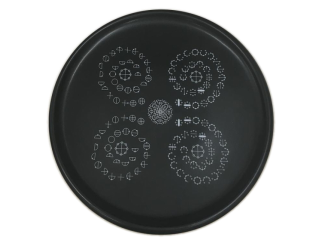 「カタカムナ EMナノフラーレンプレート　5首」　〜カタカムナシリーズ〜