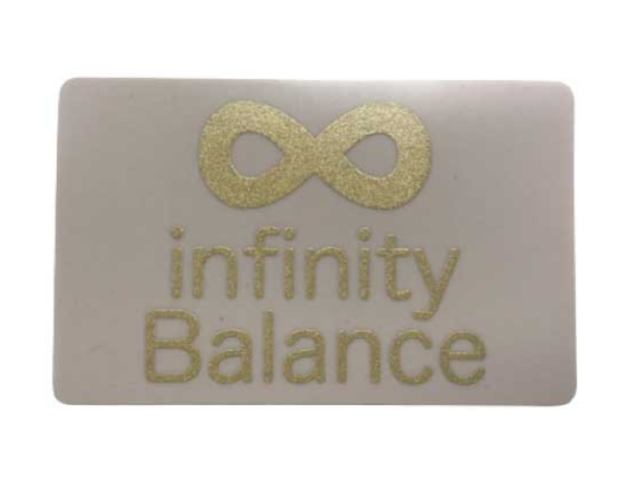 「インフィニティバランス・スーパープレミアムカード2000」　～パワー粒子パウダーを活用したinfinity Balance～