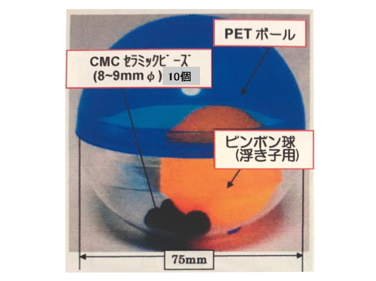 「癒しのCMCボール」　～螺旋構造をした不思議な炭素繊維カーボンマイクロコイル～　