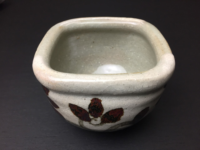 五山焼（いつつやまやき）　「納豆鉢　（小鉢）」　〜信州の陶芸家　朝比奈克文氏　陶芸作品