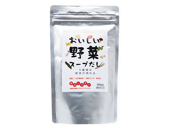 おいしい野菜スープだし　（200g）　〜植物性100％の畑のペプチド〜