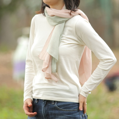 TAKEFU　竹布　長袖Ｔシャツ Lady's　〜癒しと生命力をもたらす天然素材〜